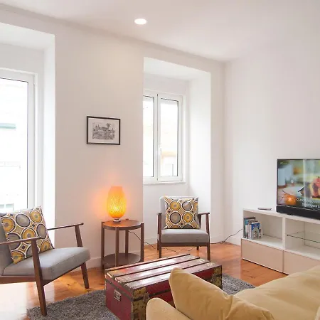 Arroios Charming&bright Lisboner 2-bedroom Apt